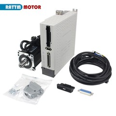 Full Version 400W 600W 750W 1000W AC Servo Motor Kit 110V/220V 3000rpm/6000rpm