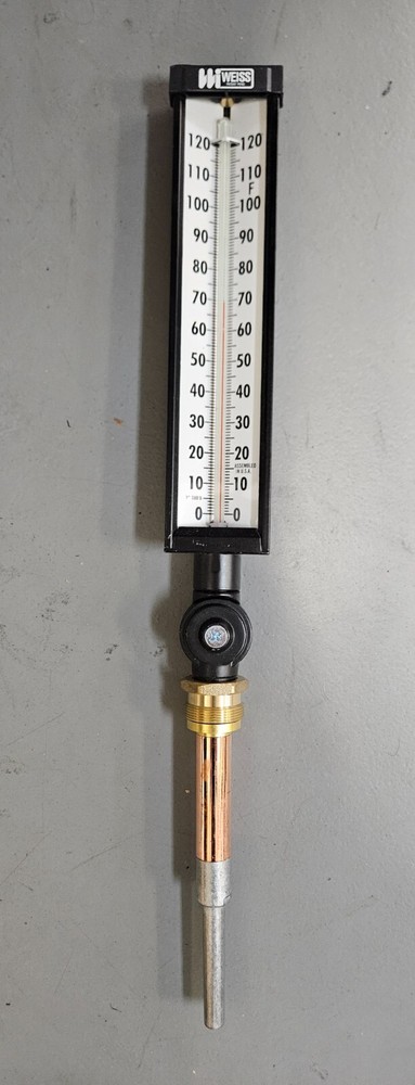 Weiss Instruments Variangle Thermometer 0-120 Degrees F