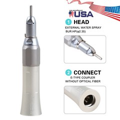 1-10 Dental Low Speed Straight Handpiece Nosecone E-type Fit NSK FX/YP/EP Colors