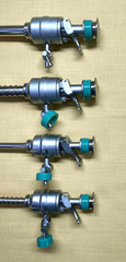 4pc Laparoscopic Trocar Cannula 5mm/10mmx100mm Endoscopy Surgical Instruments