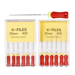 10Pack Dental Endo Root Canal H/K-Files Niti/Steel/Reamers 21/25/31 mm Hand Use