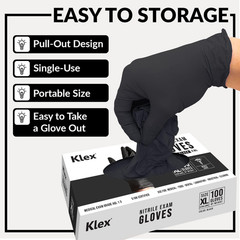 Nitrile Exam Gloves – Medical Grade, Powder Free, Latex Rubber Free, Disposable,