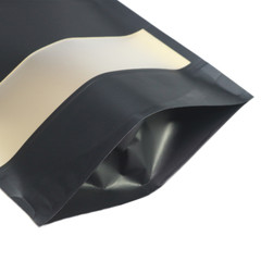 Bulk QTY Kraft QuickQlick™ Heat Seal Food Grade Stand-Up Bag w/ Frosted Window