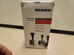 Reiner 733 Colorbox 6 wheel numbering Machine New Open Box