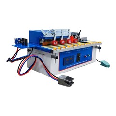 Integrated Edge Trimming Banding Machine for Straight And Curved Edges 0-6m/min