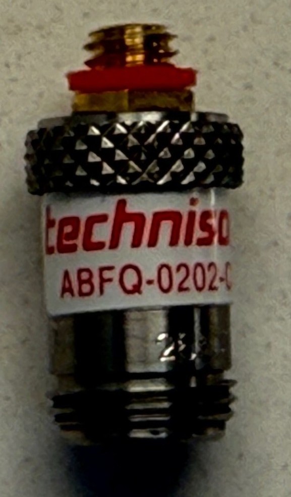 New Technisonic Composite Fingertip Removable Quick Change Probe, 2.25 MHz, 1/4″