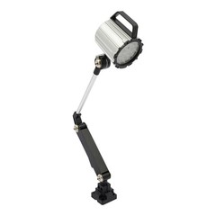 18W IP67 LED Machine Tool Work Light, Adjustable Long Arm Workshop Lamp, 110V US