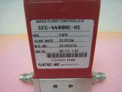 Horiba Stec MFC SEC-4400, SEC-4400MC-UC, C4F8 gas, 20 SCCM, S251603236