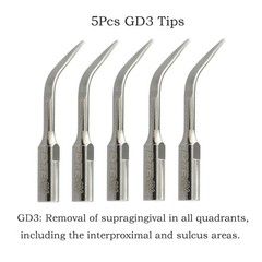 Woodpecker Dental Ultrasonic Scaler LED Handpiece DTE UDS Tips G1 P1 GD1 PD1
