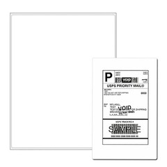 Premium Full Sheet Shipping Labels Self Adhesive 8.5 x 11 for Laser and Inkjet