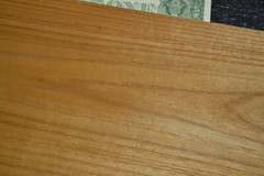Teak Raw Wood Veneer Sheet 8.5 x 25 inches 1/42nd M4669-85