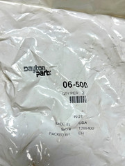 06-500 Genuine DAYTON SPINDLE NUT QTY of 1 NUT Per Order 25QJ168, 23QJ138