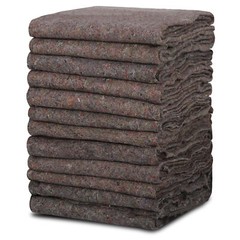 Moving Blankets Pro Economy 24 Pack Grey Shipping Furniture Pads 54″ x 72″