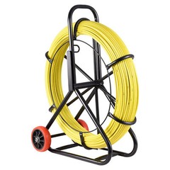Fish Tape 8mm 150m Fiberglass Rod Cable Puller Wire Reel Rod Duct Rodder