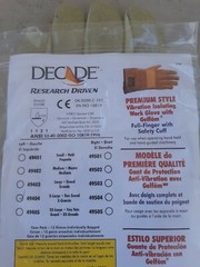 New DECADE Work Glove 49404 Left Hand XL Premium Style Full-Finger