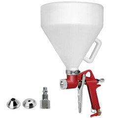 Air Hopper Spray Gun Texture Tool Drywall Wall Painting Sprayer 3 Nozzle 4/6/8mm
