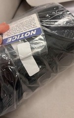 Kingston Premium Series 8 in x 150 ft Black Industrial Vinyl Label Tape Thermal