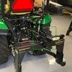 Quick Hitch Adapter for Category 1 Top Link Bracket Adjustments