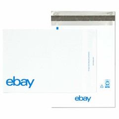 25 eBay-Branded Polymailer Red Green & Blue 10″ x 12.5″ (No Padding)