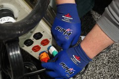 MCR SAFETY NINJA LITE POLYURETHANE COATED WORK GLOVES (1 DOZEN/12 PAIR) XS-XL