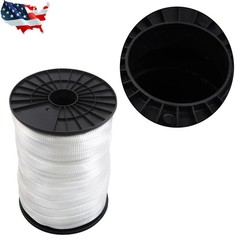 Polyester Pull Tape, 3/4″ x 600′ Mule Tape Flat Rope, 2500 lb Tensile Capacity