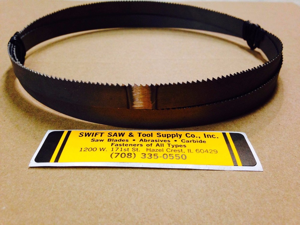 154″ (12’10”) X 1/2 X .025 X 10/14T COBALT BIMETAL BAND SAW BLADE DISSTON USA