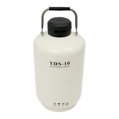 10L Liquid Nitrogen Container LN2 Nitrogen Cryogenic Container Tank 5cm Caliber