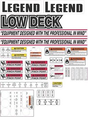 Leeboy 7000 Decal Kit- Very high quality aftermarket decals