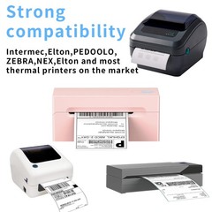 Direct Thermal Label-Shipping Label 4×6-NefLaca 500 Labels/1 stack, White