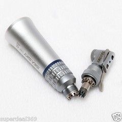 NSK Style Dental Low Speed Contra Angle Handpiece Latch + E-type Air Motor 4Hole