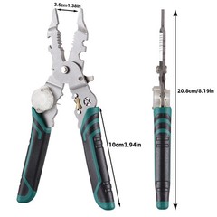 14 in 1 Wire Stripper Wire Stripping Tool with Voltage Tester Cable Cutters New