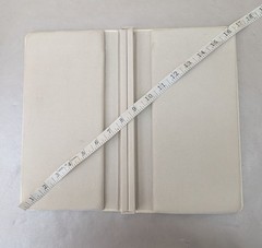Jewelry Countertop Presentation Pad Chrome Platinum & Novasuede Light Grey