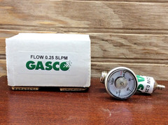 GASCO Gas Cylinder Flow 0.25 SLPM Gas Regulator Gauge 0-1500 PSI Healthcare