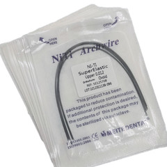 Dental Orthodontic Niti Arch Wire Super Elastic Natural Nature Form Round