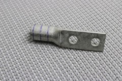 Burndy YAV28L2NT38-FX 4/0 Purple Die 15 Two Hole Compression Lug