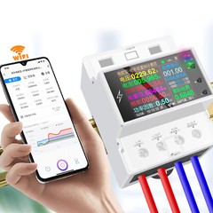 AC110V 220V Smart Life Din Rail WIFI Smart Energy Meter Timer Power 100A 50/60Hz