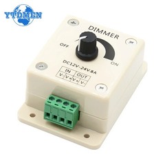 8A DC-DC Voltage Regulator 12-24V Adjustable Speed LED Dimmer Power Supply