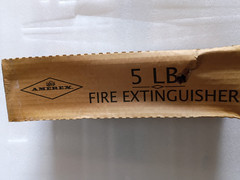 Amerex B416TS 5 lb ABC Fire Extinguisher with Marine Bracket New Sealed