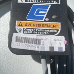 OEM Copeland Compressor 529-0060-24 Power Cable With Molded Plug, 42″ Lead Leng