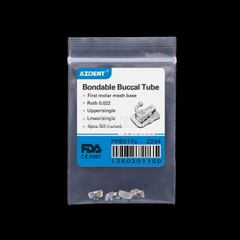 10X AZDENT Dental Ortho Buccal Tubes Bondable 1st/2nd Molar Roth/MBT 022