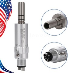 5* NSK Style Dental Slow Low Speed Handpiece Air Motor E-type 4 Holes Micromotor