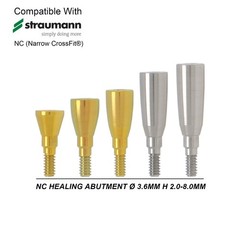 US Dental NC Healing Abutment & Cover Screw Fit Straumann ITI BL/BLT