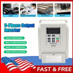 220V 2.2KW Variable Frequency Drive Inverter CNC VFD VSD Single To Three Phase