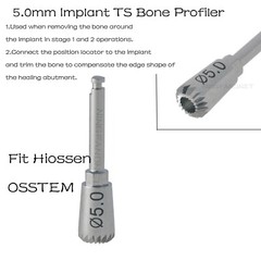 Implant Bone Profiler Screw Drivers Osstem Dental Torque Wrench Tool For Hiossen