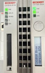 Beckhoff CX1010-0110 PLC CPU CX1010-N000 + N010 + N030 + N040 CX1100-004 PSU I/O
