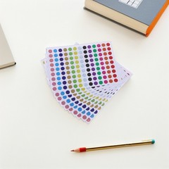 Self Adhesive Laser Color Coding Labels Assorted Shades for Home and Office Use