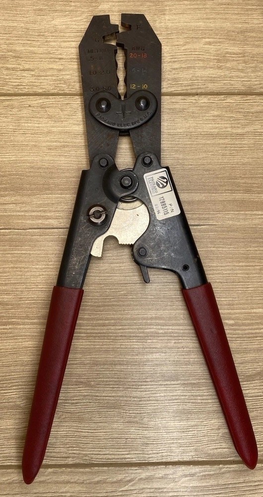 Packard Electric 12085115 Ratcheting Terminal Crimp Tool Delphi GM Wire Crimper