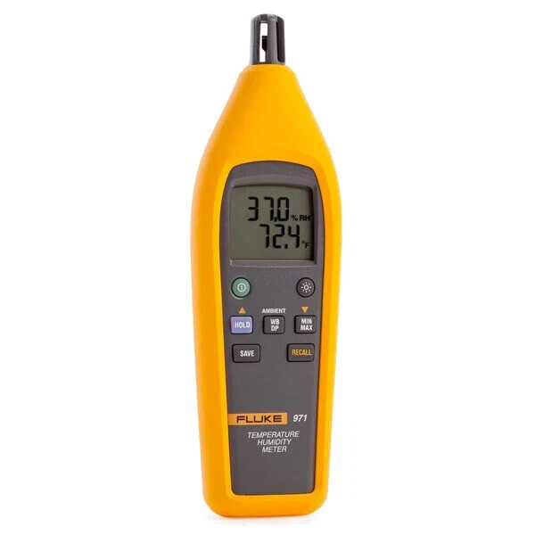 Fluke 971 Temperature Humidity Meter Temp. Range -20°C to 60°C (-4°F to 140°F)