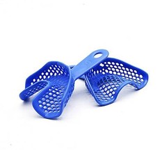 2-10pcs Dental Orthodontic Implant Impression Trays with Hole L M S Upper Lower