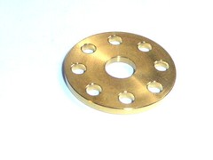Titanium M6 FAIRING DRILLED WASHER GOLD BIKE KART CAP BOAT RALLY MOTO X 23 DIA